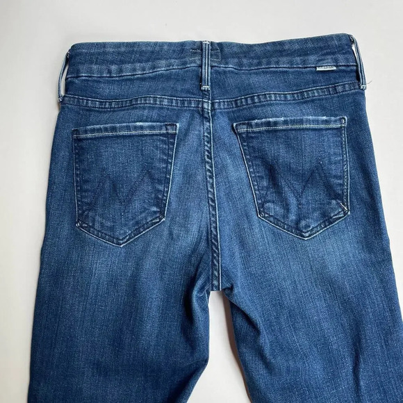 Mother The Looker Ankle Fray Skinny Jeans in Bazaar Adventures Size 26 - Picture 6 of 10